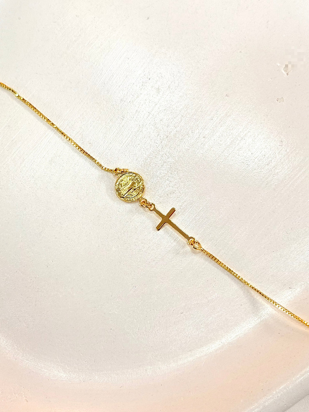 Pulseira São Bento e cruz