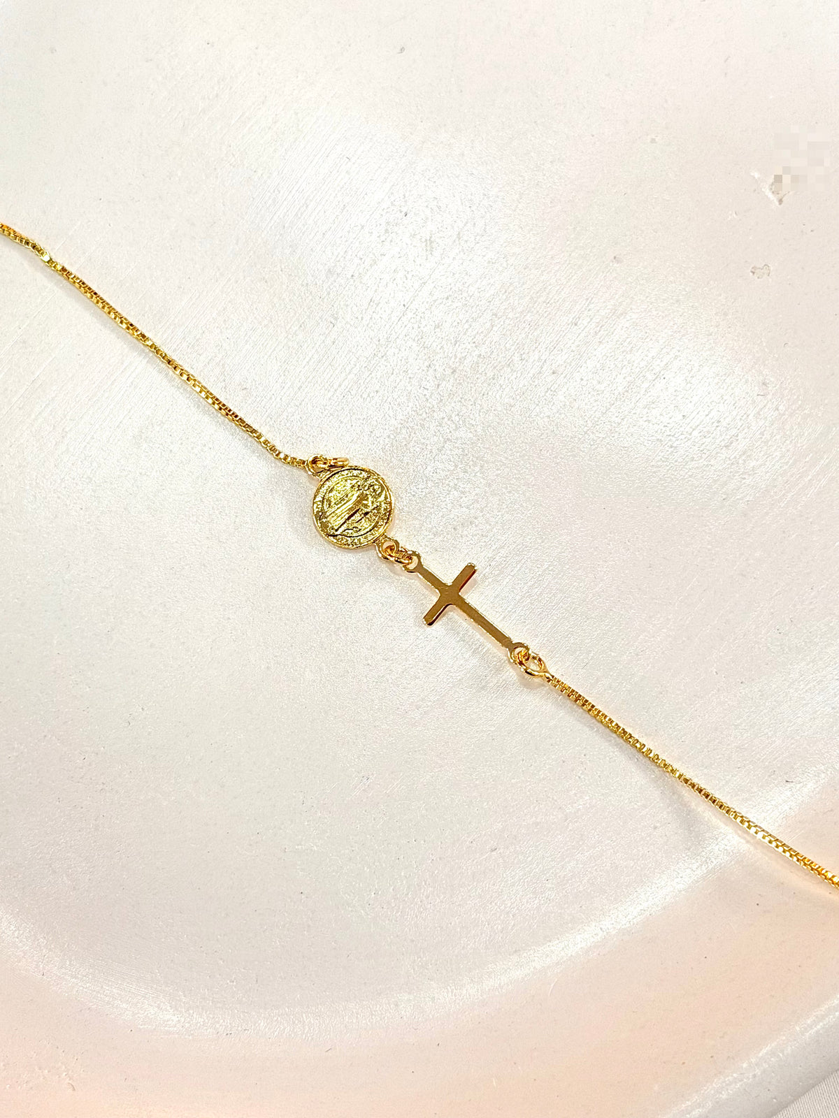 Pulseira São Bento e cruz