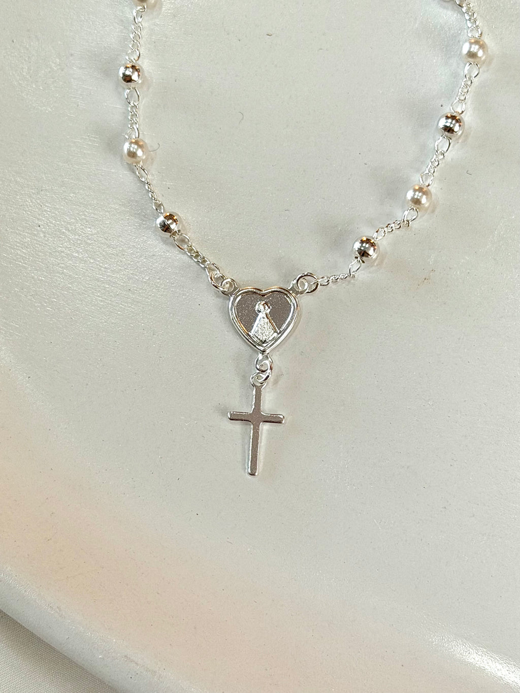 Pulseira da Nossa Senhora Aparecida e Cruz