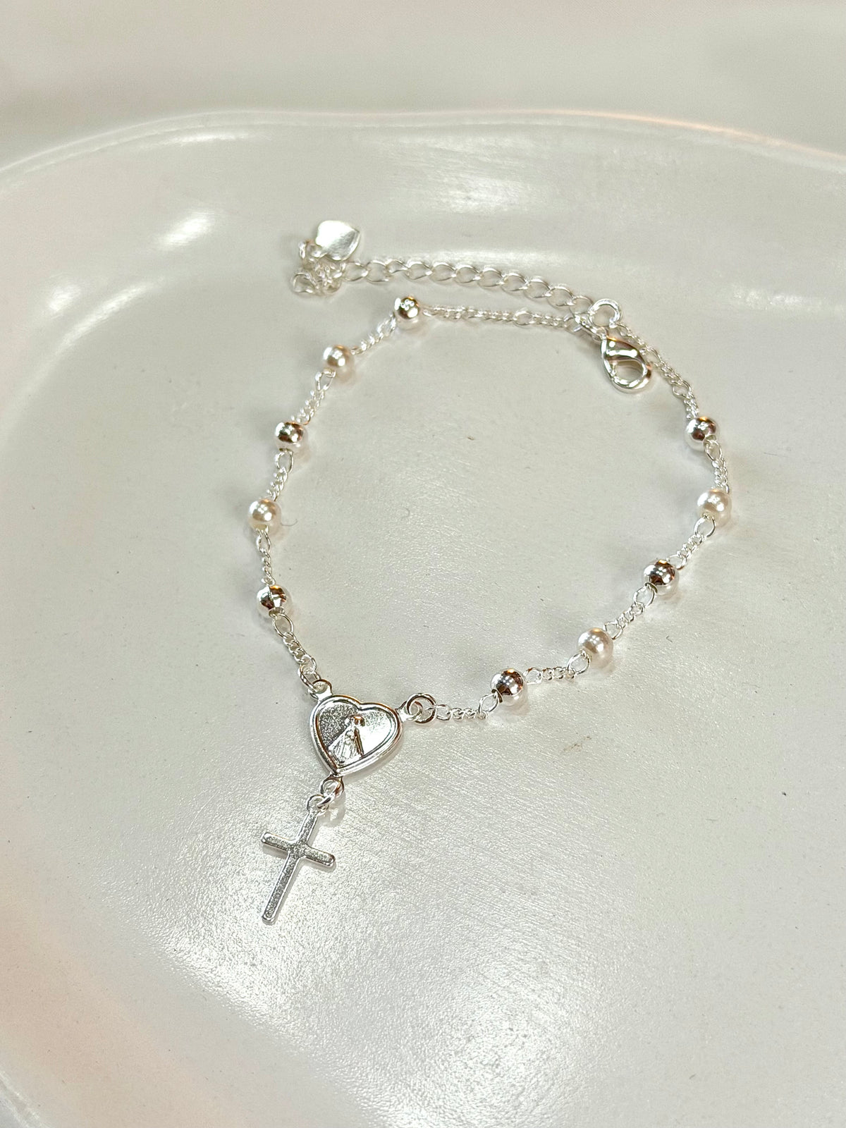 Pulseira da Nossa Senhora Aparecida e Cruz