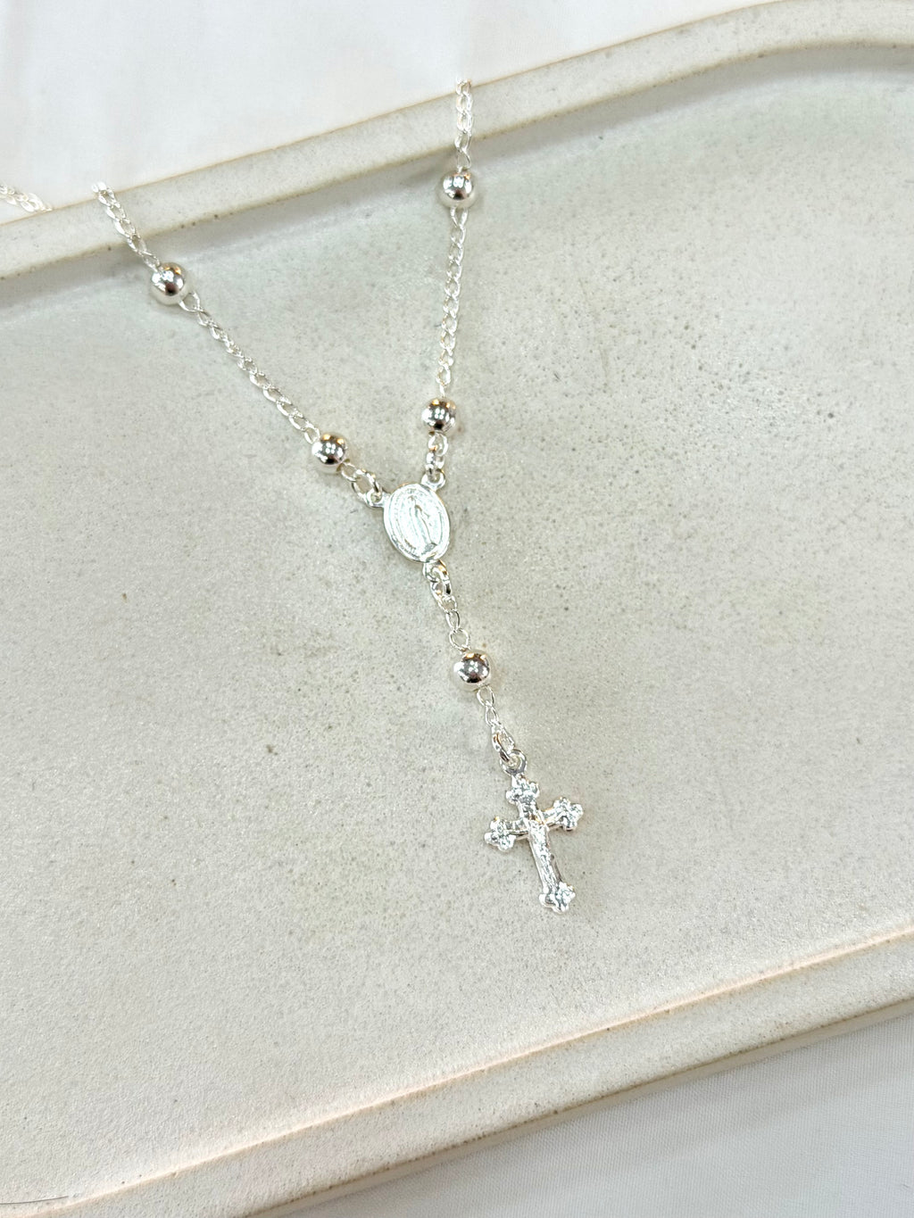 Pulseira terço Nossa Senhora Aparecida e Cruz