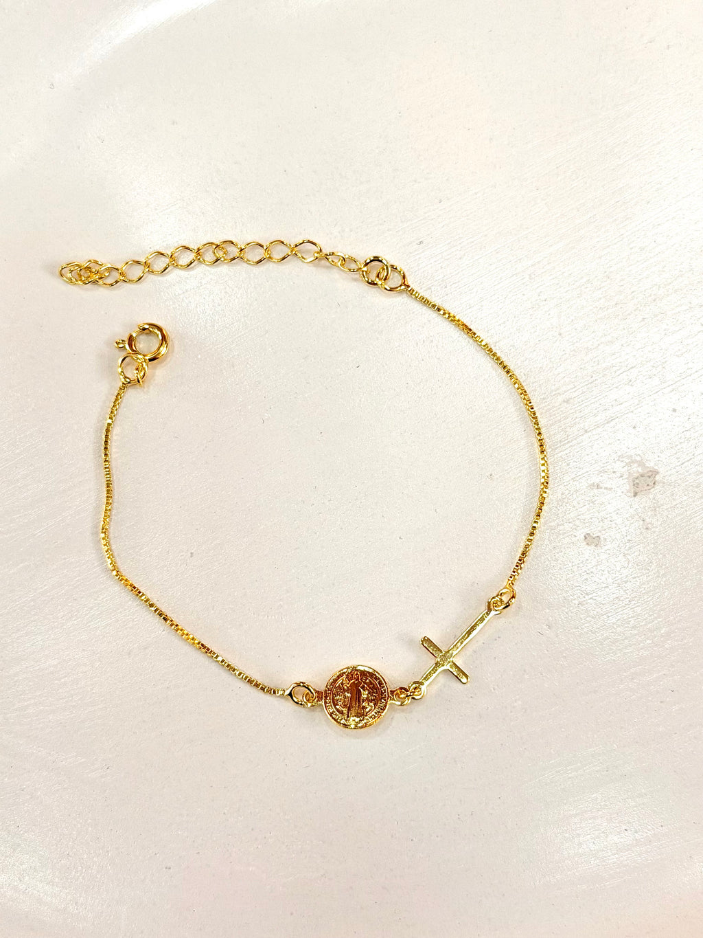 Pulseira São Bento e cruz
