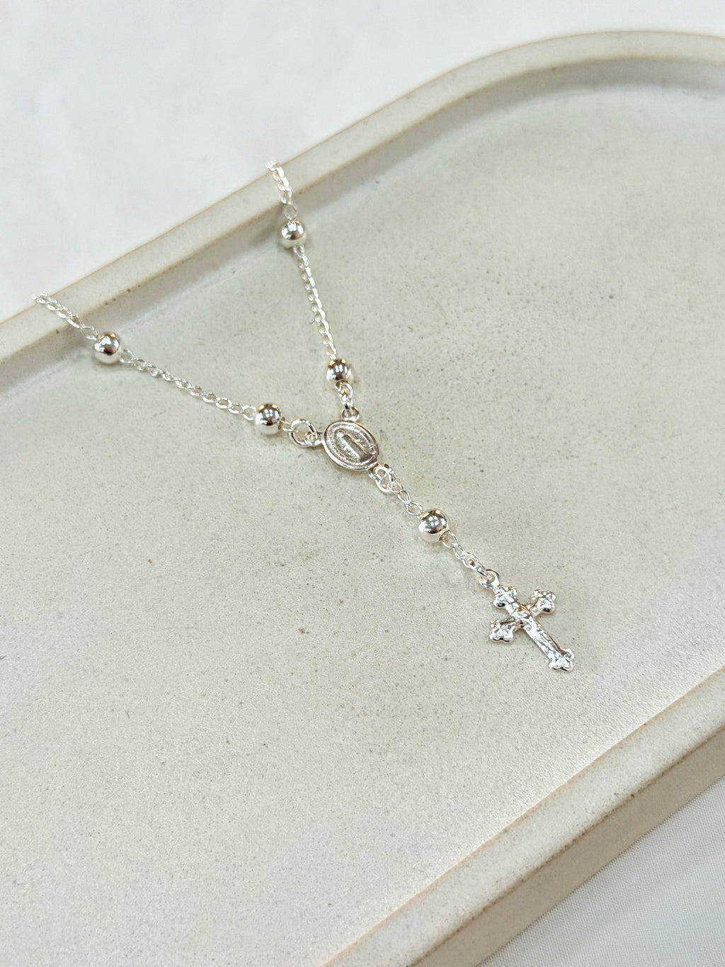 Pulseira terço Nossa Senhora Aparecida e Cruz