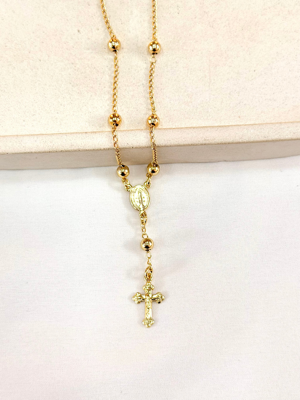 Pulseira terço Nossa Senhora Aparecida e cruz