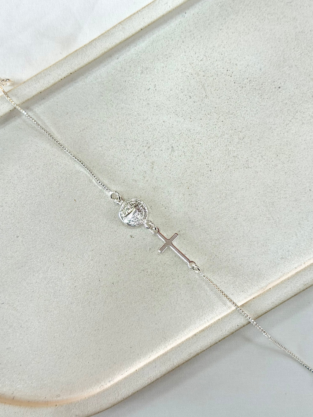 Pulseira São Bento e cruz