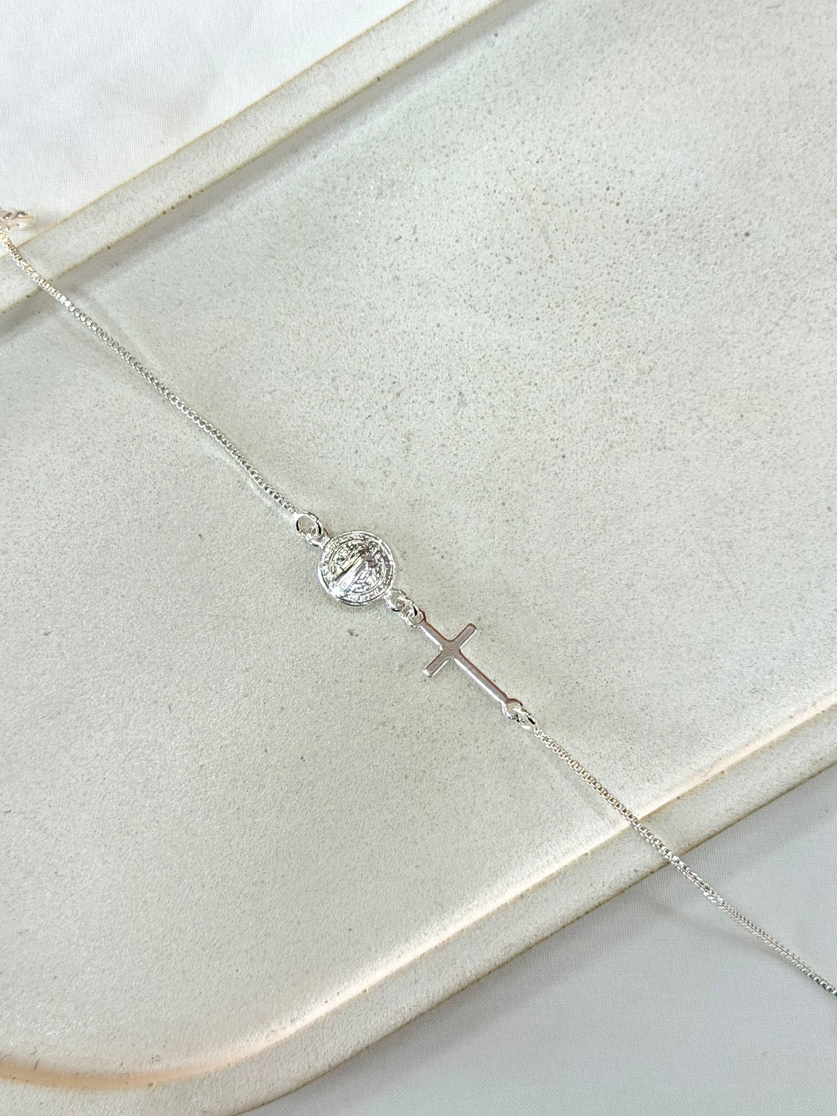 Pulseira São Bento e cruz