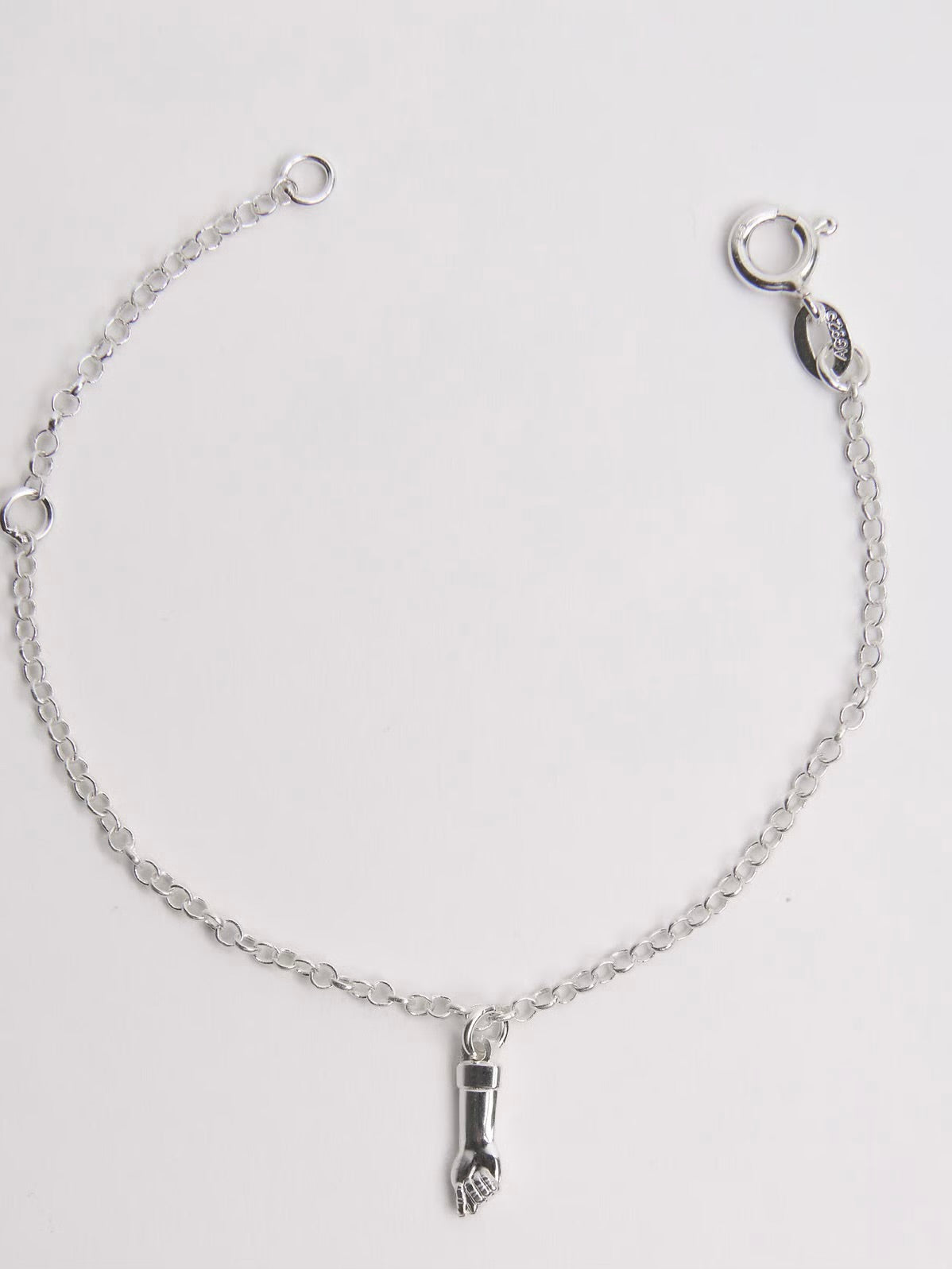 Pulseira pingente figa 15cm