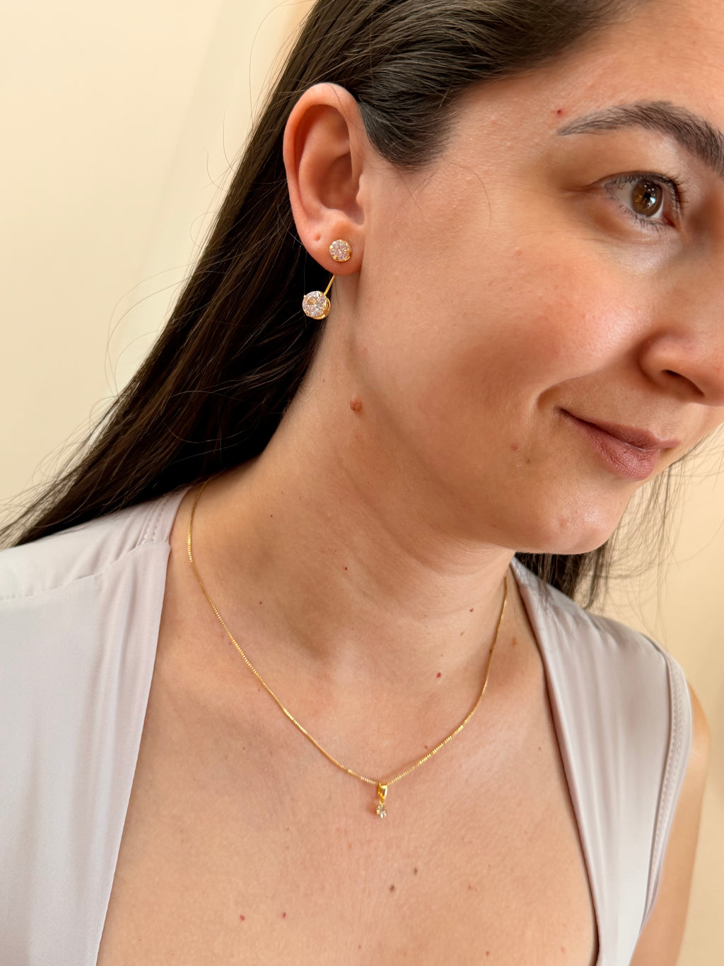 Conjunto ponto de luz duplo