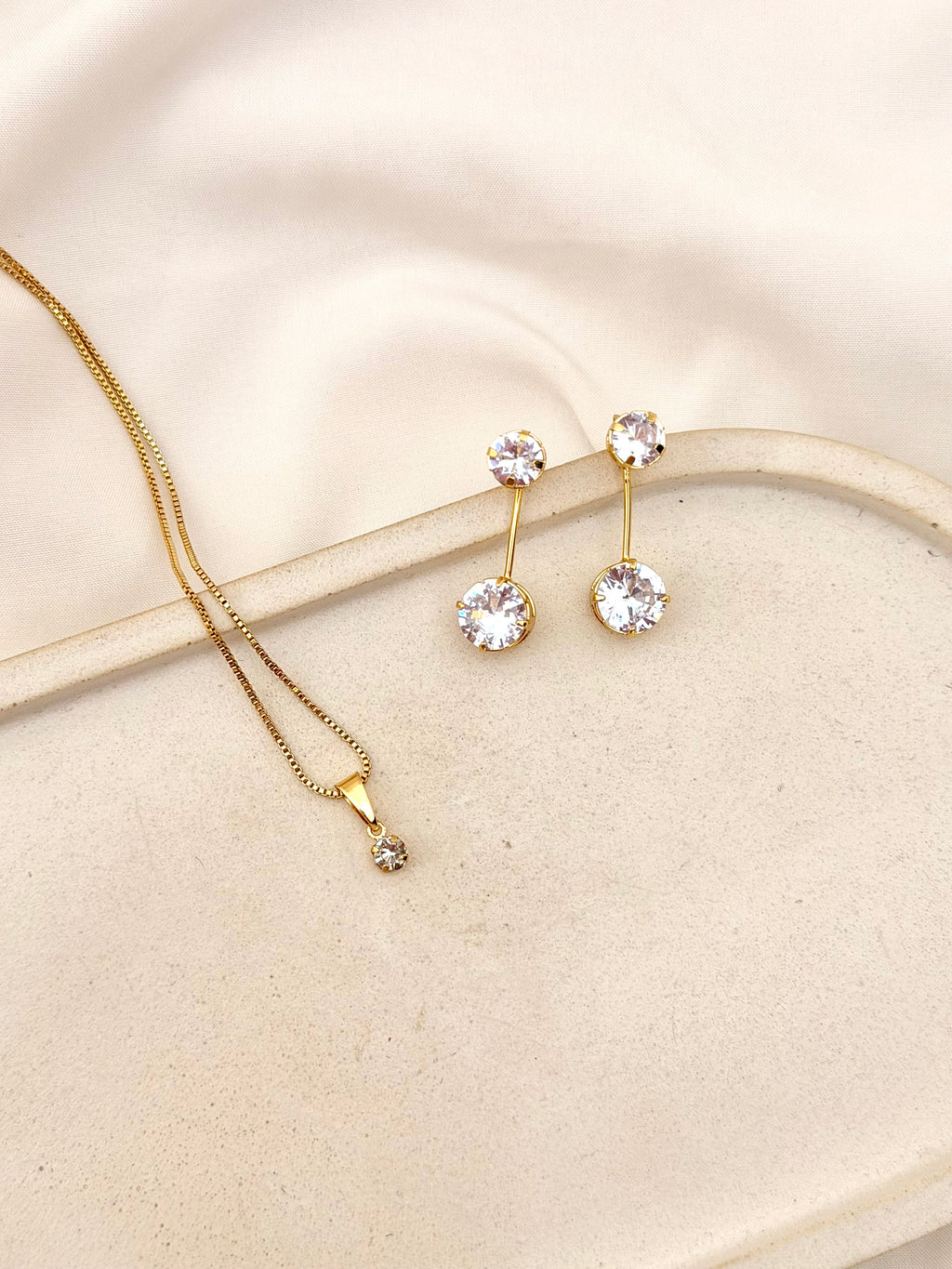 Conjunto ponto de luz duplo