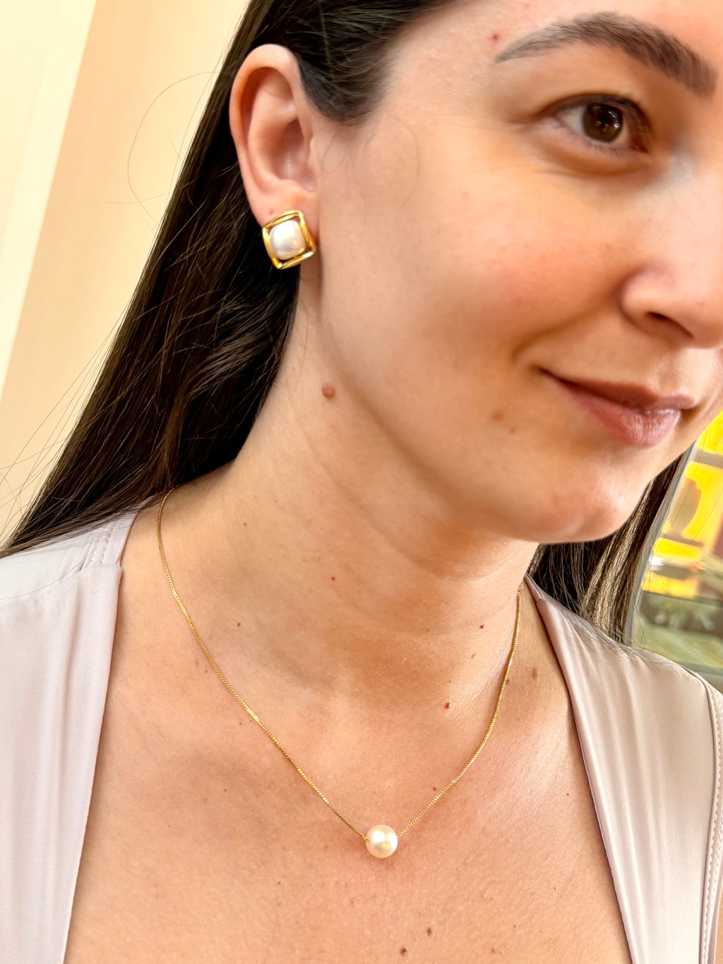 Conjunto elegance pérola