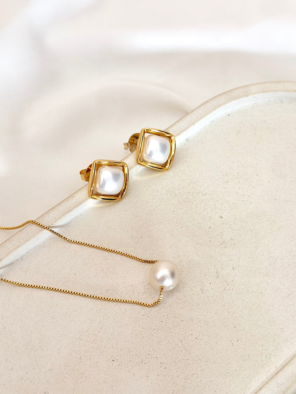 Conjunto elegance pérola