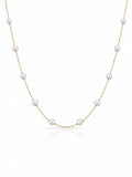 Choker mini pérolas 