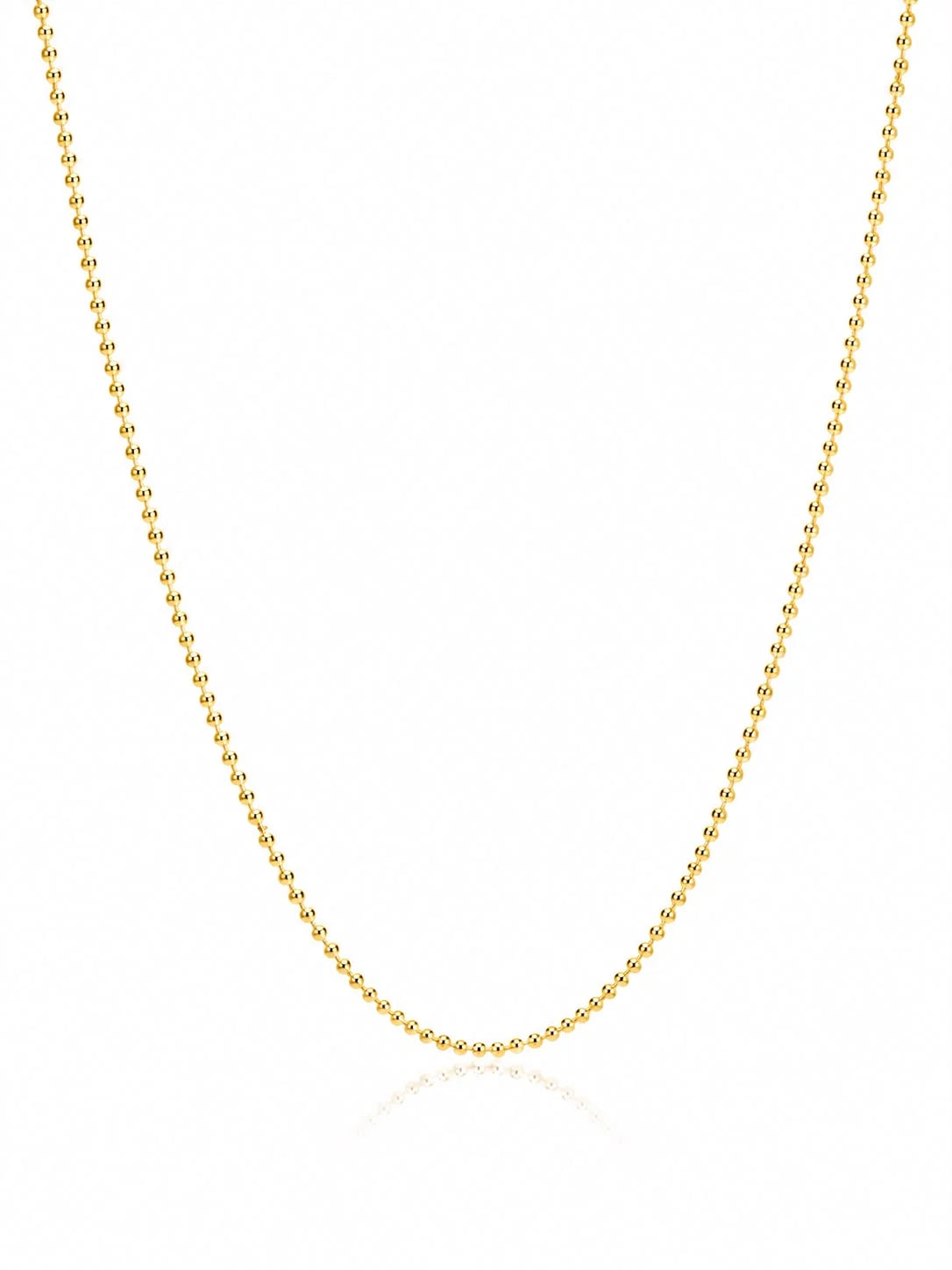 Colar bolinhas 1mm 45cm