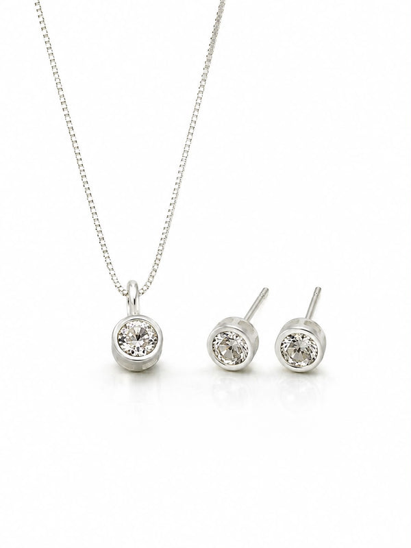 Conjunto ponto de luz redondo