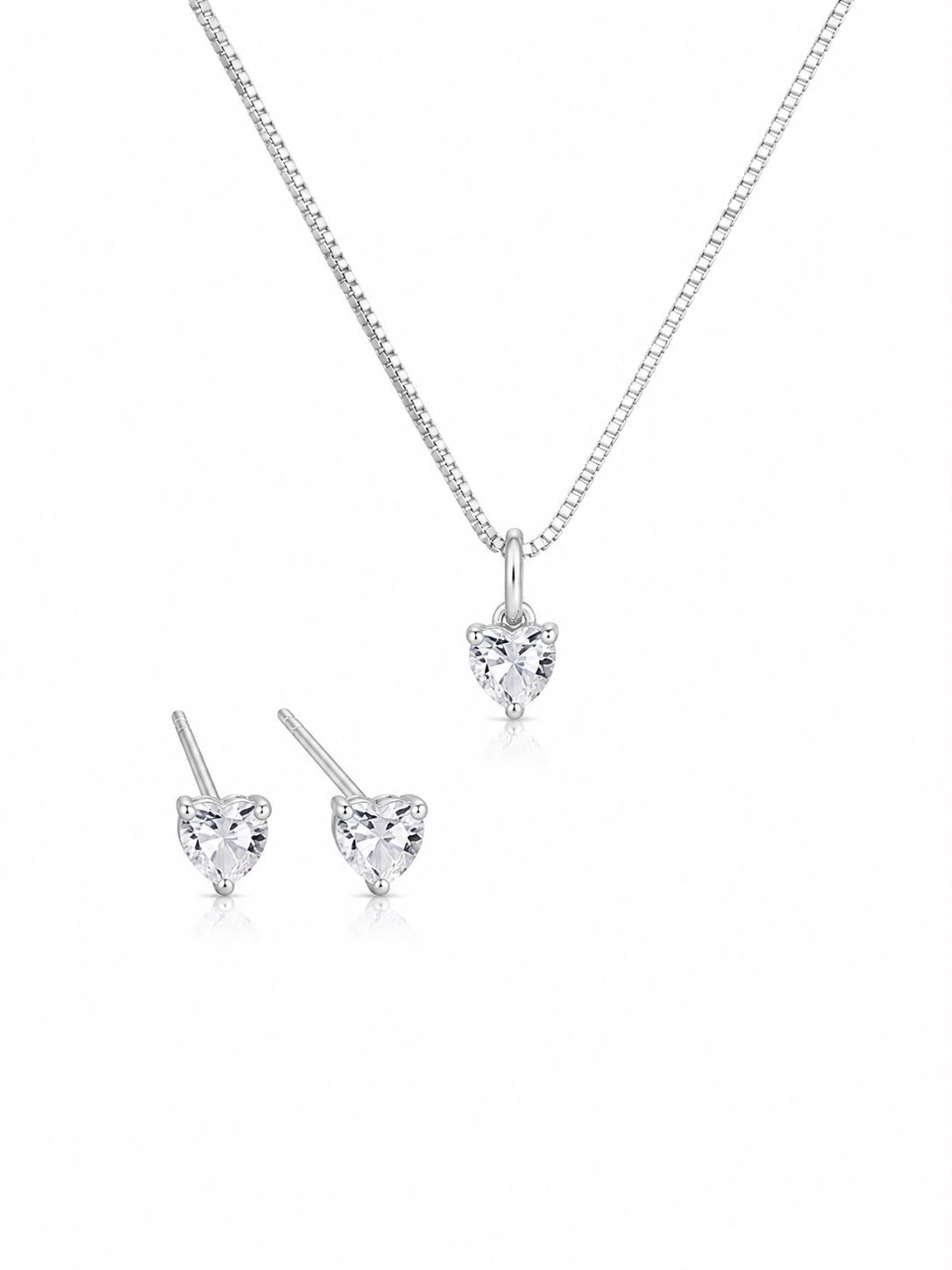 Conjunto ponto de luz coração 4mm