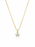 Colar mini flor de Zircônias