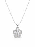 Colar flor de cristal 