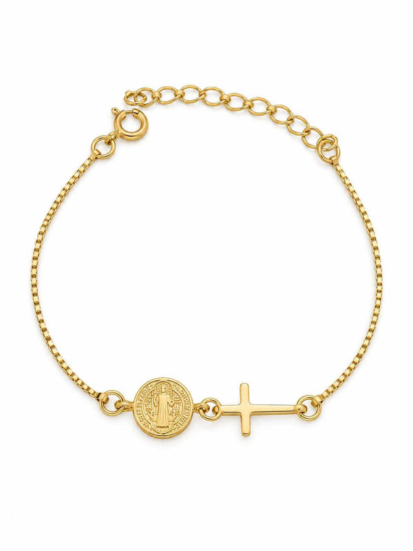 Pulseira São Bento e cruz