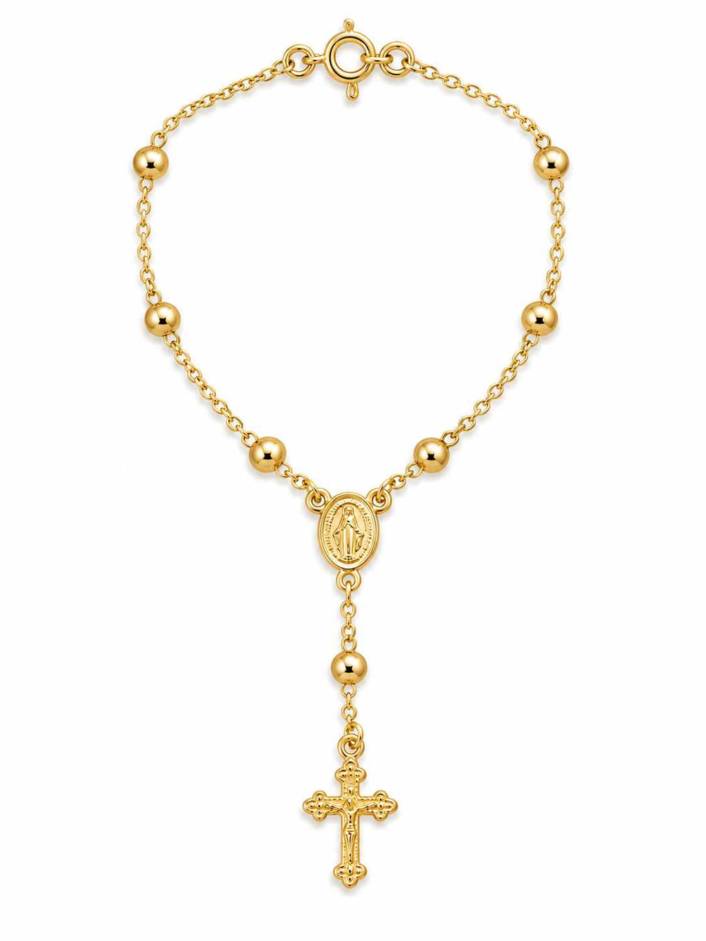 Pulseira terço Nossa Senhora Aparecida e cruz