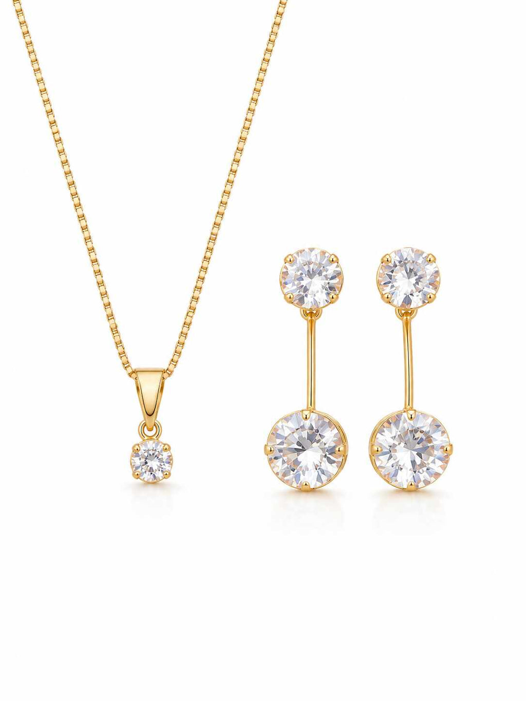 Conjunto ponto de luz duplo