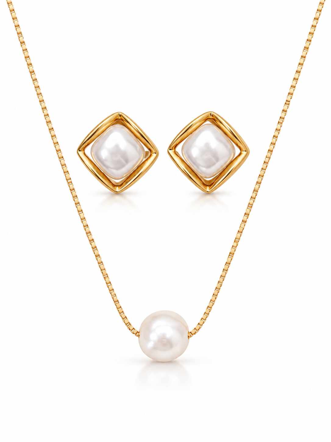 Conjunto elegance pérola 