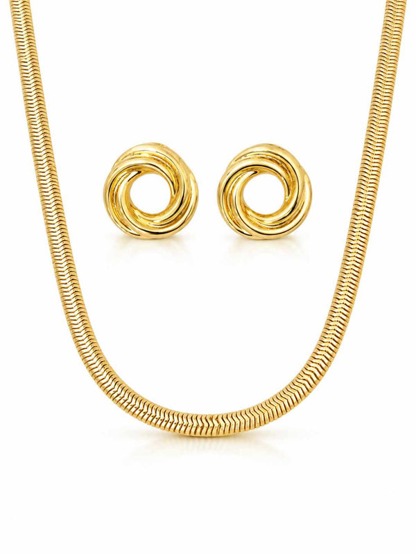 Conjunto aura dourada